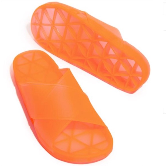 POOLSIDE Slides - Neon Orange - Picture 4 of 4